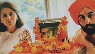Rishi Kapoor’s wife Neetu, children Ranbir and Riddhima immerse his ashes in Banganga, Alia Bhatt accompanies them
