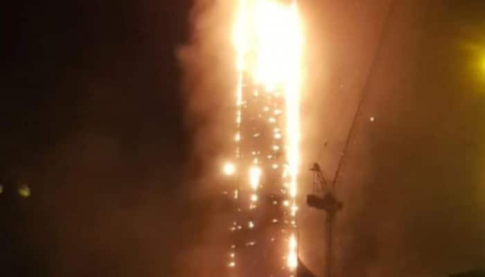 Massive fire at residential tower in UAE&#039;s Sharjah, five injured