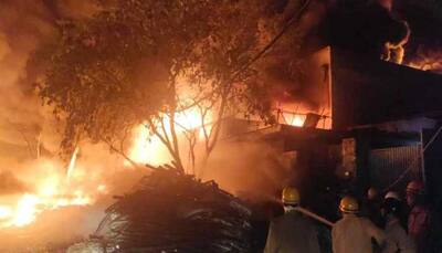 Fire at Tikri-Kalan market near Delhi, 36 fire tenders at spot