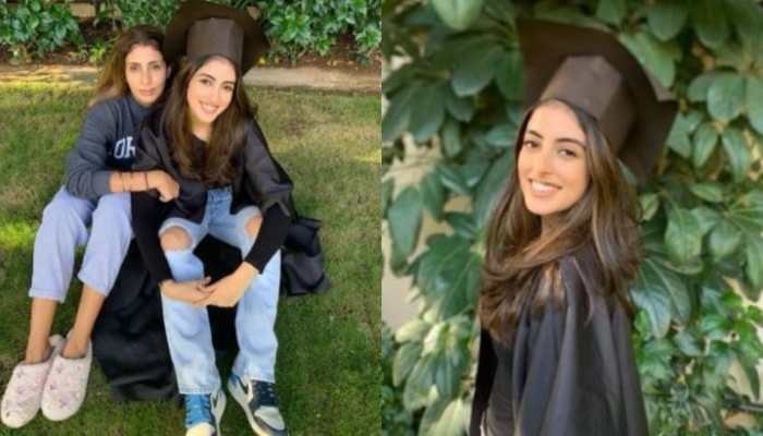 Shweta Bachchan Nanda hosts DIY graduation ceremony for daughter Navya Naveli at home, see lovely pics