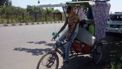 Rickshaw puller pedals from Varanasi to Howrah amid coronavirus COVID-19 lockdown