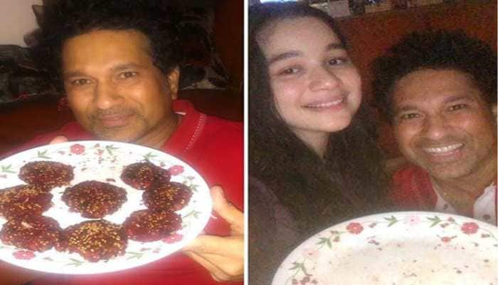 Sachin Tendulkar relishes beetroot kebab made by daughter Sara