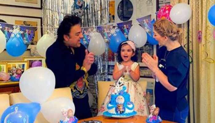 Inside Adnan Sami’s daughter Medina’s Frozen-themed birthday party at home