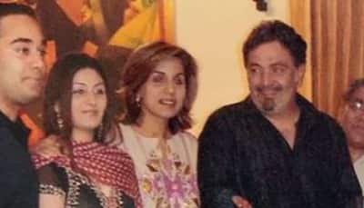 Riddhima Kapoor Sahni’s husband Bharat completes this pic of her with parents Rishi Kapoor and Neetu Kapoor