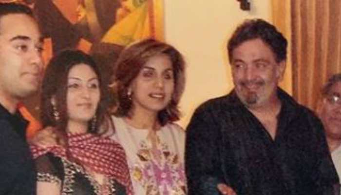Riddhima Kapoor Sahni’s husband Bharat completes this pic of her with parents Rishi Kapoor and Neetu Kapoor