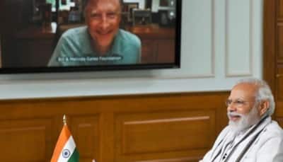 PM Modi discusses COVID-19 situation and vaccine to cure it with Bill Gates