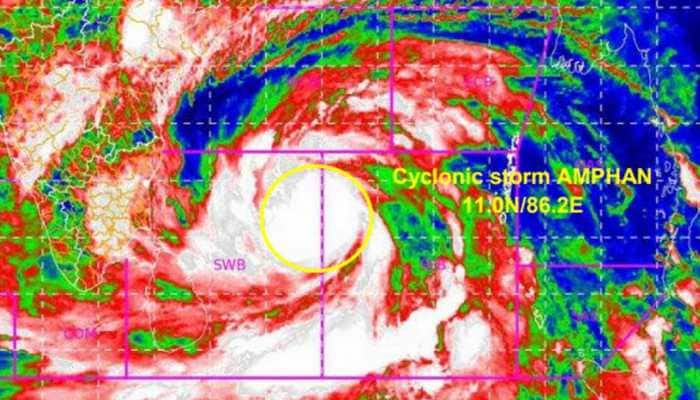 Cyclone Amphan to intensify into severe cyclonic storm; heavy rainfall in West Bengal, Odisha: IMD