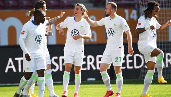 Bundesliga: Wolfsburg beat Augsburg 2-1 with stoppage-time winner 