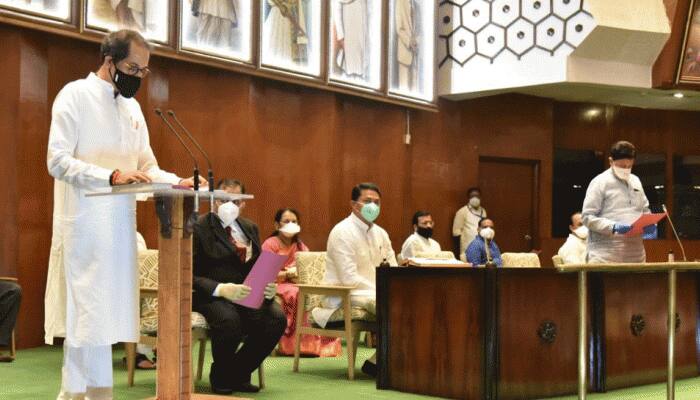 Maharashtra CM Uddhav Thackeray takes oath as MLC