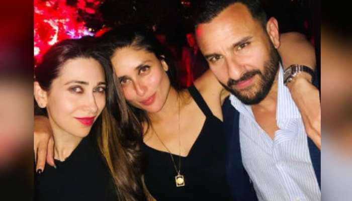 Kareena Kapoor savours chocolate cake made by 'best sister' Karisma, Saif Ali Khan makes 'grumpy' appearance