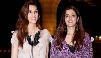 Bollywood news: Nupur Sanon turns hairdresser for sister Kriti Sanon this lockdown and the result is ‘refreshing’