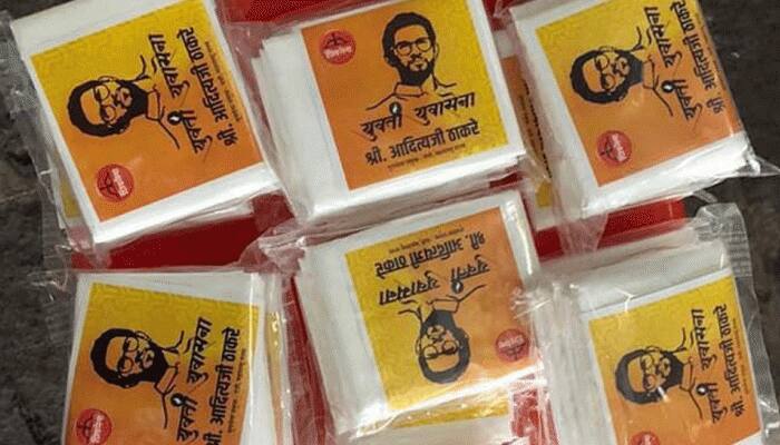 MNS attacks Shiv Sena after party workers distribute sanitary napkins with Aaditya Thackeray's photo