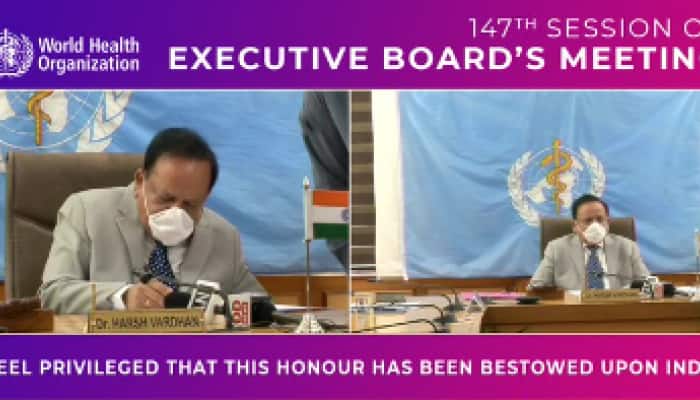 Harsh Vardhan takes charge as WHO Executive Board chairman, calls for shared response to fight COVID-19 