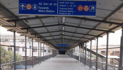 DMRC opens foot-over bridge connecting metro station to Badli railway station 