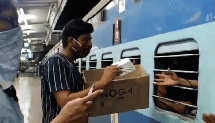 Ruckus over food packets; social distancing norms flouted in Mangalore-Lucknow Shramik Special Train