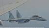 2 Russian Sukhoi Su-35 sandwich US Navy P-8A Poseidon over Mediterranean Sea, watch video