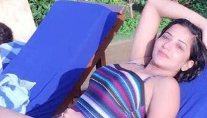 Bhojpuri bombshell Monalisa turns water baby, breaks the internet with pic in white bikini