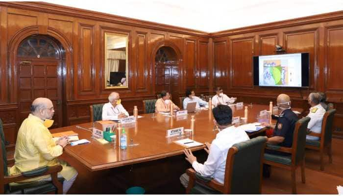 Amit Shah meets NDMA, NDRF, IMD, Indian Coast Guard on Cyclone Nisarga