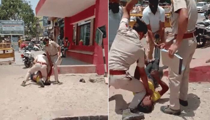 Policemen thrash man in Rajasthan&#039;s Jodhpur for not wearing mask, video goes viral