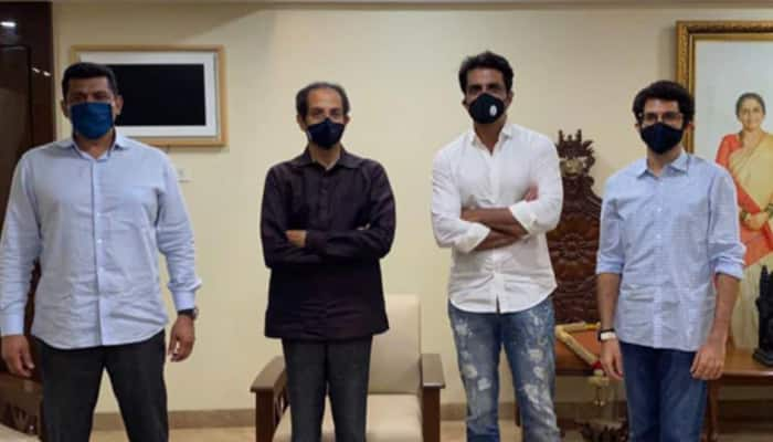 After Sanjay Raut&#039;s &#039;Mahatma&#039; Sonu Sood dig, actor meets Maharashtra CM Uddhav Thackeray