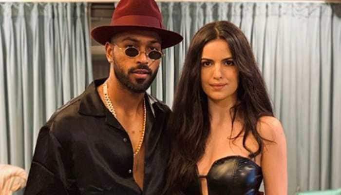 Natasa Stankovic&#039;s baby shower pic goes viral, Hardik Pandya poses with ladylove like never before!