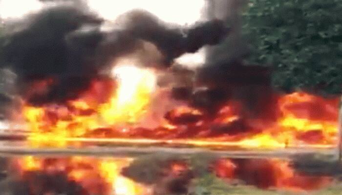 Assam&#039;s Baghjan oil well suffers blowout, massive fire erupts; IAF rushes 3 fire tenders 