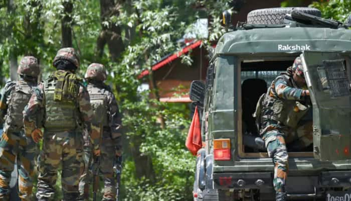 Three terrorists killed in encounter between security forces, terrorists in J&amp;K&#039;s Shopian