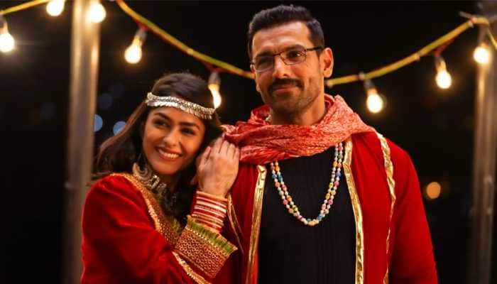 John Abraham-Mrunal Thakur groove to Dhvani Bhanushali&#039;s ‘Gallan Goriyan&#039; party song - Watch teaser