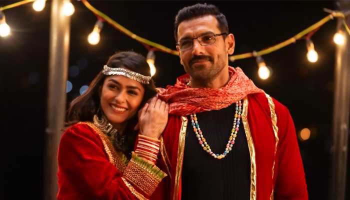 John Abraham-Mrunal Thakur groove to Dhvani Bhanushali's ‘Gallan Goriyan' party song - Watch teaser