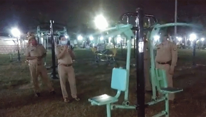 Jhansi park&#039;s &#039;ghost exercise&#039; video goes viral, cops say miscreants will be in a &#039;haunted&#039; lockup soon