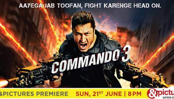 Watch fearless Vidyut Jammwal fight the face of terror in &amp;pictures premiere of Commando 3