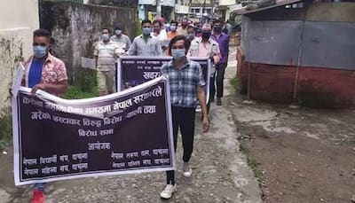 Protests in Nepal against government's failure to stop Chinese interference, COVID-19 and corruption