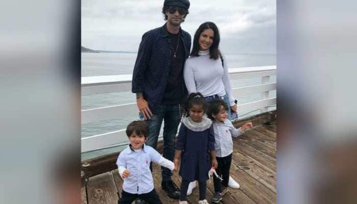 Video of Sunny Leone’s kids performing for Daniel Weber on Father’s Day is the cutest thing on internet today