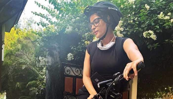 Entertainment News: Tahira Kashyap&#039;s cycling shenanigans will leave you inspired!