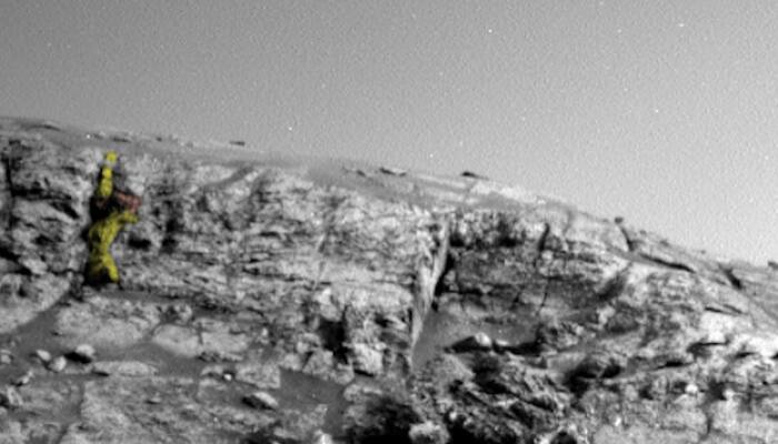 'Alien Warrior Figure' spotted on Mars in NASA image by UFO hunter