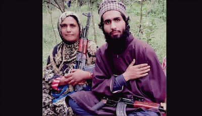 Slain terrorist's mother, who posed with gun, recruited J&K youths for terror, arrested in Kulgam