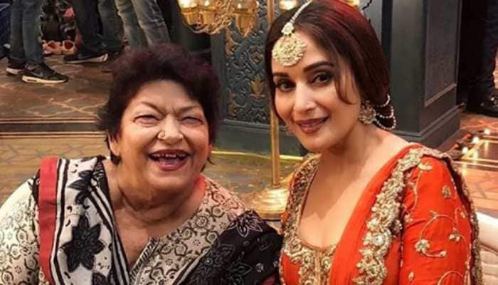 Madhuri Dixit devastated by loss of her guru Saroj Khan, says &#039;will miss you&#039;!