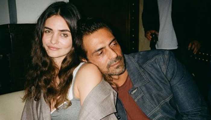 Arjun Rampal's girlfriend Gabriella Demetriades shuts troll who called actor 'grandpa'!