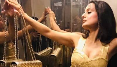 Ameesha Patel oozes oomph in a knotted blouse top, sets internet on fire with revealing pics!