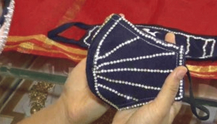 Jewellery shop in Gujarat&#039;s Surat sells diamond-studded masks worth lakhs