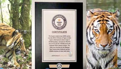India's 2018 tiger census sets new Guinness Record as largest camera-trap wildlife survey