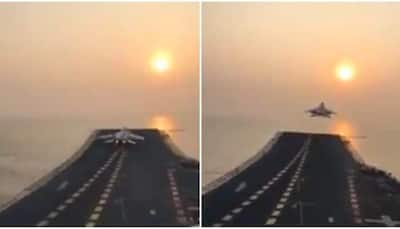 No aim too high: MiG-29K takes off from INS Vikramaditya - Watch