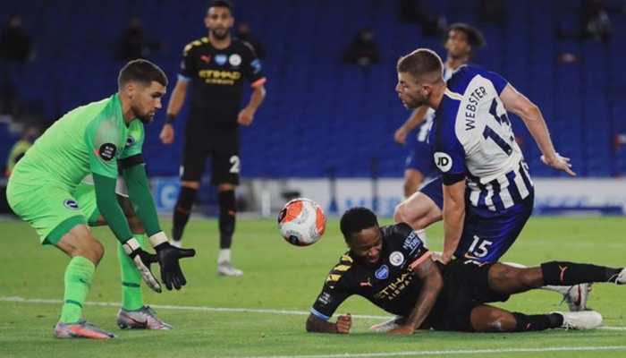 Premier League: Raheem Sterling scores hat-trick as Manchester City thrash Brighton 5-0