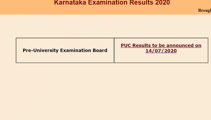 Karnataka 2nd PUC results 2020 to be released today at karresults.nic.in, here&#039;s how to check online