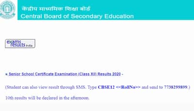 CBSE Class 10 results 2020 soon, check cbseresults.nic.in