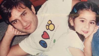 Love you, Abba: Sara Ali Khan shares adorable throwback pic with Saif Ali Khan