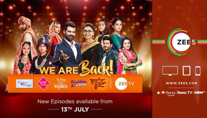 All new episodes of marquee TV shows back on air on ZEE5 Global