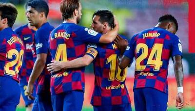 Barcelona lose to Osasuna at home, Luis Suarez fails to score, Lionel Messi fumes