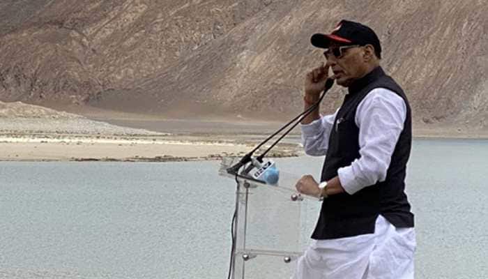 India-China talks should resolve border dispute along LAC but can&#039;t guarantee: Rajnath Singh in Ladakh