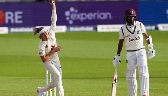 2nd Test, Day 2: West Indies 32/1 at stumps, trail England by 437 runs